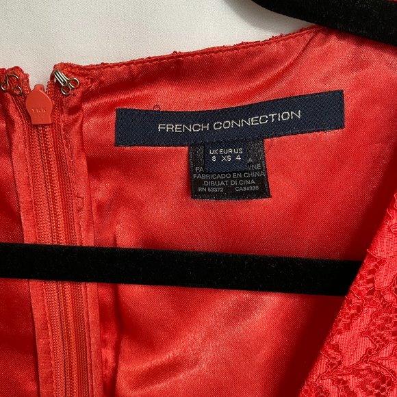 NWOT French Connection Red Dress - Picture 3 of 4